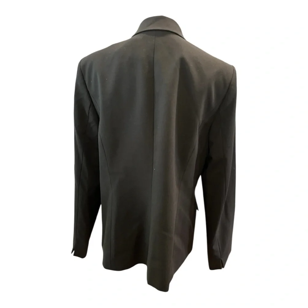 Calvin Klein Black Blazer Women’s Size 14 – Classic Single Button Suit‎ Jacket